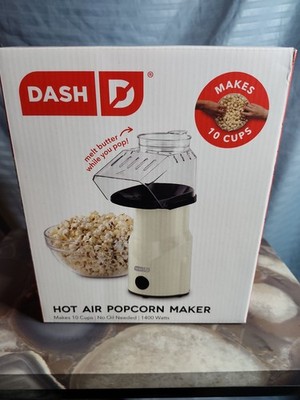 DASH Air Popcorn Maker 10 Cups Oil-Free 1400W Butter Melt