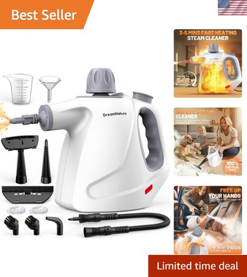 #ad Multi Surface Handheld Pressurized Steam Cleaner with 11 Pieces Accessories ... $68.79