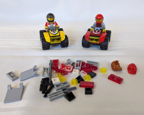 LEGO CITY 60148 ATV RACE TEAM & 60224 SATELLITE SERVICE MISSION (50/5ai)