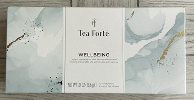Tea Forte  '' 10 Tea Infusers -Wellbeing'' Assortment  Petite Presentation Box New