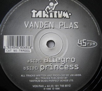 The Vanden Plas (2) - Allegro / Princess, 12'', (Vinyl)