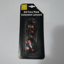 Kid Face Mask Extension Lanyard Football- NEW