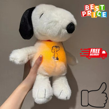 2026 Breathing Snoopy Glow Plush Toy with Relaxing Music   Perfect Bedtime Frien