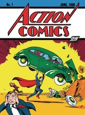 SUPERMAN DAY 2025 - ACTION COMICS #1 GOLDEN AGE SIZED FACSIMILE EDITION CVR A