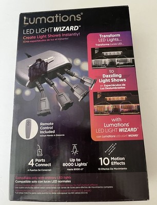 Luminations LED Light Wizard Connect 8000 Lights 10 Motion Effect Timer w/Remote