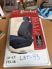 Elegant Blue Bucket Seat Cover Style 152118 Heavy Duty Tweed Seat Cover