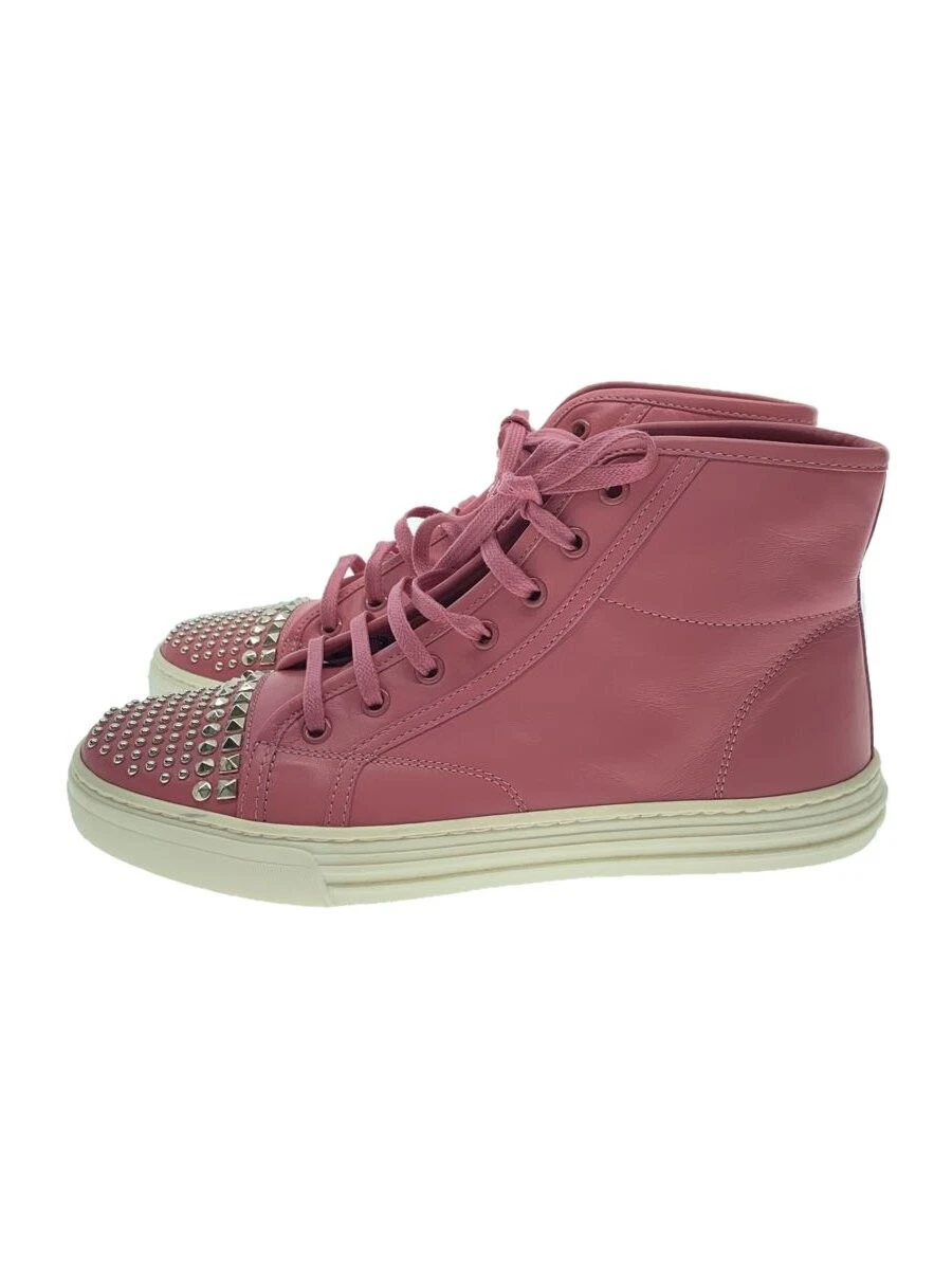 Baskets montantes Gucci 36,5 taches cuir rose sous semelle intérieure