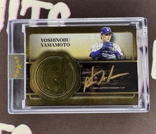2025 Topps Five Star Golden Graphs Yoshinobu Yamamoto Auto /10 SSP #GG-YY SEALED