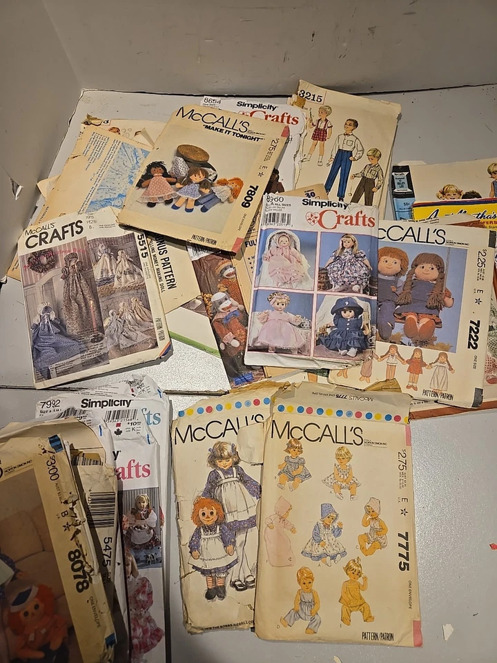 McCalls Simplicity Pattern Lot Baby Toddler Child Boy Girl Vintage 80s - Image 4 of 4