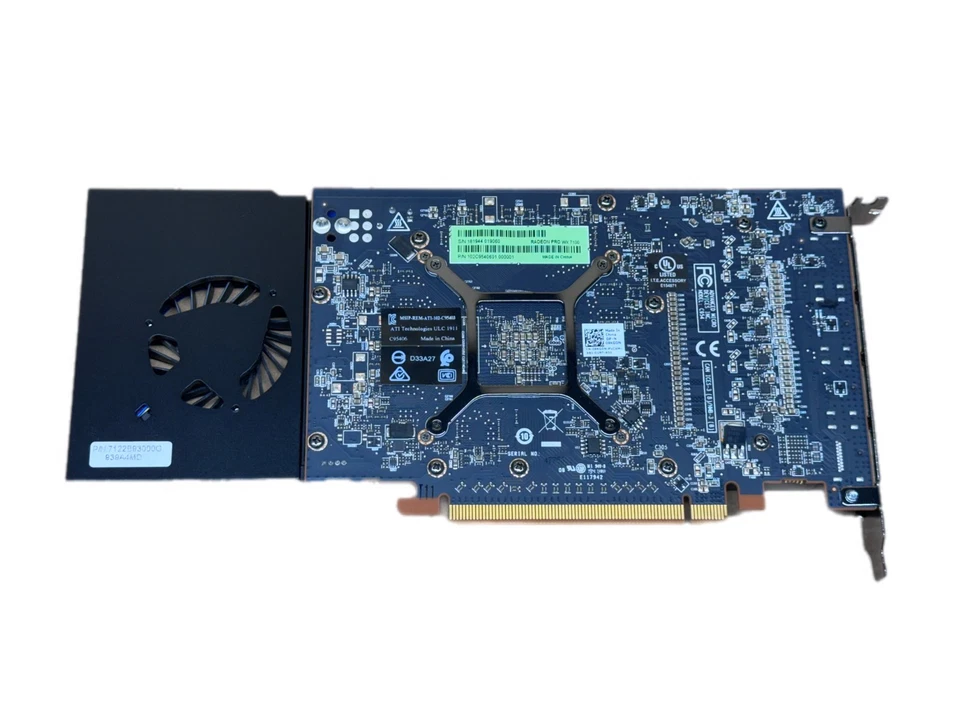 Dell AMD Radeon Pro WX7100 8GB PCI-E Quad DPort Video Card 9KGDN 102C9540601 - Image 3 of 4