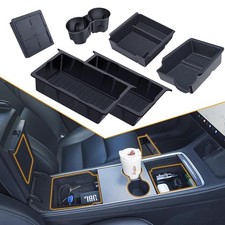 Tesla Model Y 2020-2024 Center Console Organizer Tray 6-Piece Set Storage Kit