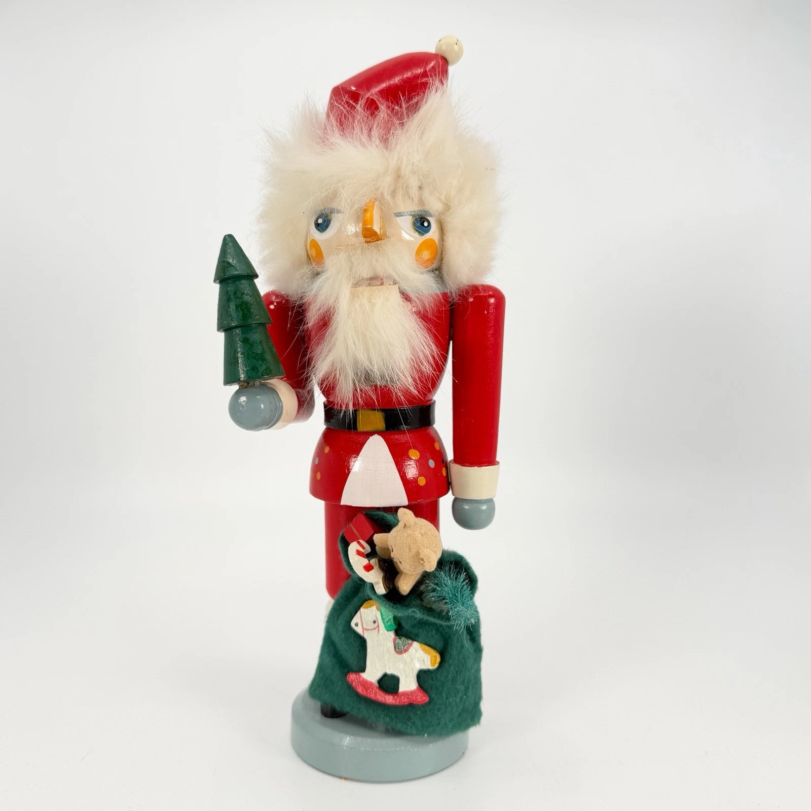 Vintage Santa Claus Nutcracker W Sack & Christmas Tree 9.5”
Opens in a new window or tab