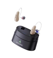 RIC Hearing Aids for Seniors Rechargeable Receiver-In-Canal Hearing Aid