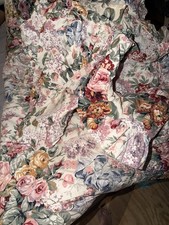 Vintage Ralph Lauren King Allison Comforter 100 Cotton Floral