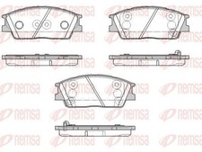 REMSA Bremsbeläge Satz Vorne Bremsklötze für HYUNDAI Venue (QX, QXI) 1967.02