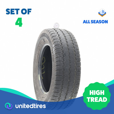 Set of (4) Used 235/65R16C Continental VanContact A/S - 9.5-11/32 (X5L1)