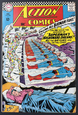ACTION COMICS SUPERMAN #344 (DC 1966)  | 1ST PRINT |  SUPERGIRL BATMAN | VG+ 4.5