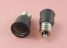 US E12 To European E14 Candelabra Base Socket LED Light Bulb Lamp Adapter Holder