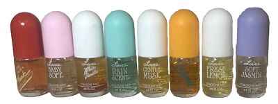 Set of 8 Love's by MEM cologne mist spray  0.69 each oz in glass bottles pl read