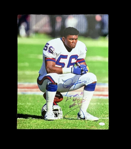 Giants Lawrence Taylor signed 16x20 Photo Insc LT Was A Motherf**kerw/ JSA Cert