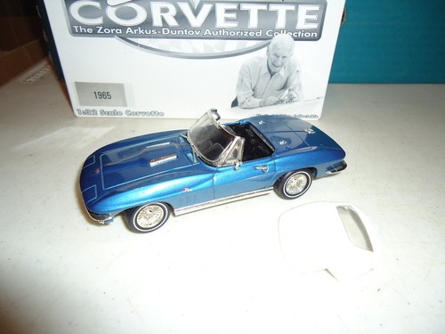1/32 ACTION ZORA DUNTOV SERIES DIECAST 1965 CORVETTE BLUE CV. EXCELLENT BOXED - 第 1/2 張圖片
