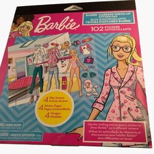 Barbie Careers Dress Up Sticker 102 Stickers 4 Play Scenes Party Favor