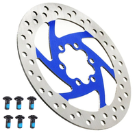 120Mm Bremsscheibe 6 Loch Blau Aftermarket Ersatz FüR E-Scooter
