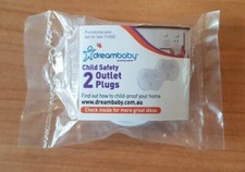 5 x Dream Baby Twin Packs Of Child Safety Outlet Plugs BRAND NEW 
