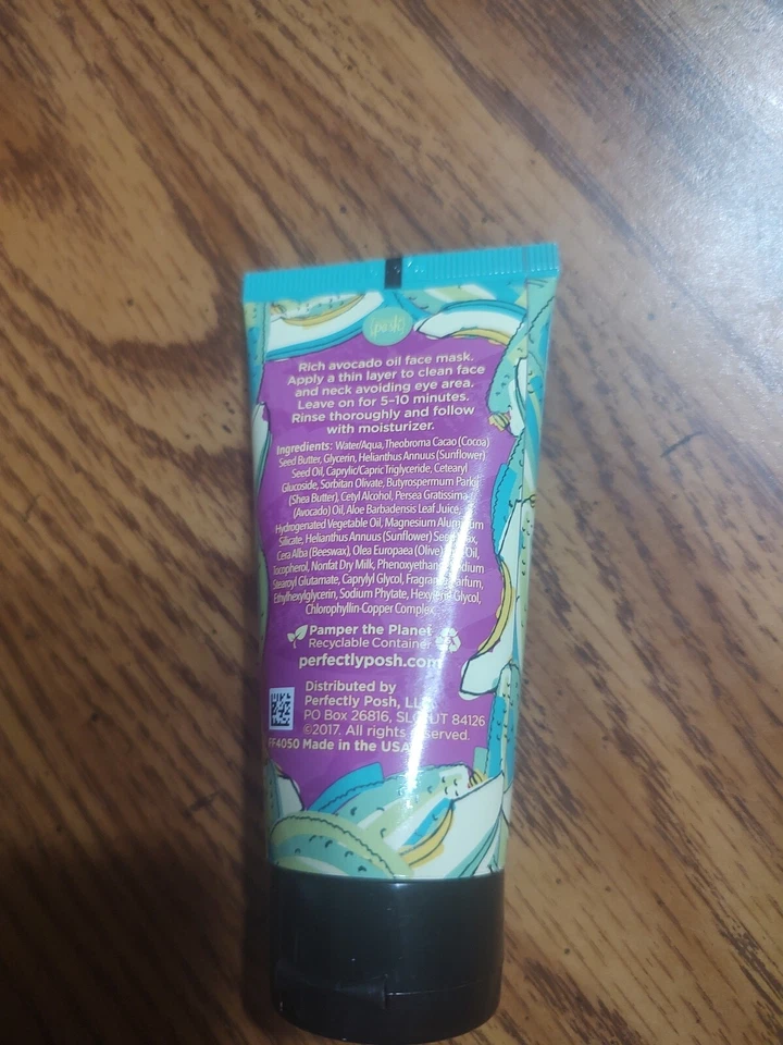 Cara Perfectly Posh, Mascarilla Todo lo que he Avo Wanted, Nuevo Paquete Sellado, Aceite de Aguacate Foto 2 de 3