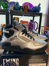 Pat Ewing Athletics Ewing Baseline Silver SIZE 11 Basketball Shoes 1BM00758-051