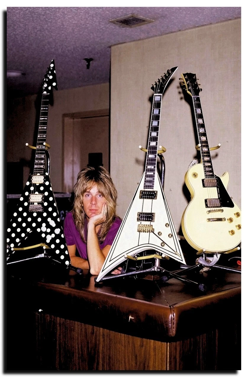 Randy Rhoads Poster 24x36 Inch Iconic Photo Rare Wall Art Print - RR05
Opens in a new window or tab