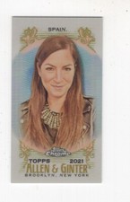 2021 TOPPS ALLEN & GINTER CHROME MINI - SARAH SPAIN SPORTS REPORTER #206
