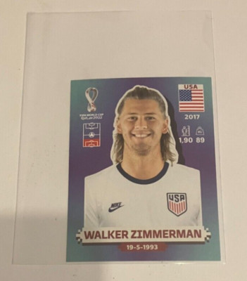 Bild Sticker Chrom Walker ZIMMERMAN USA USA PANINI WORLD CUP QATAR 2022