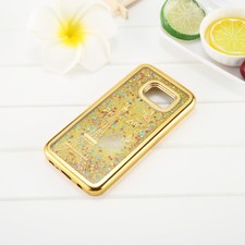 Galaxy J7 2017/Galaxy J7 Perx/Galaxy J7 Sky Liquid Bling Sparkle niñas proteger