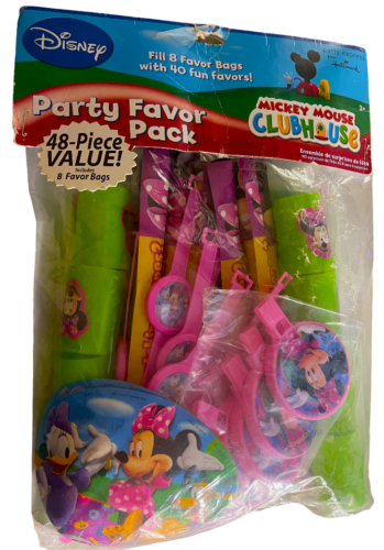Disney Party Favor Pack - 48 Piece Includes 8 Mickey Mouse Clubhouse Bags 14z - Picture 1 of 1