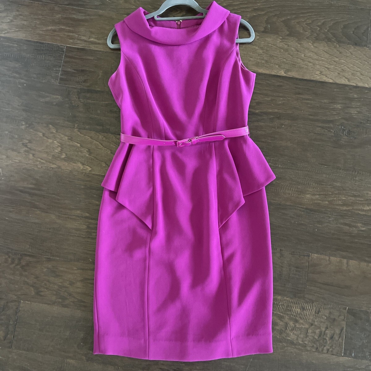 strapless open back dress Teri Jon Stretch Gazar 3D Flower Trim Cocktail Dress 239224 main image 0