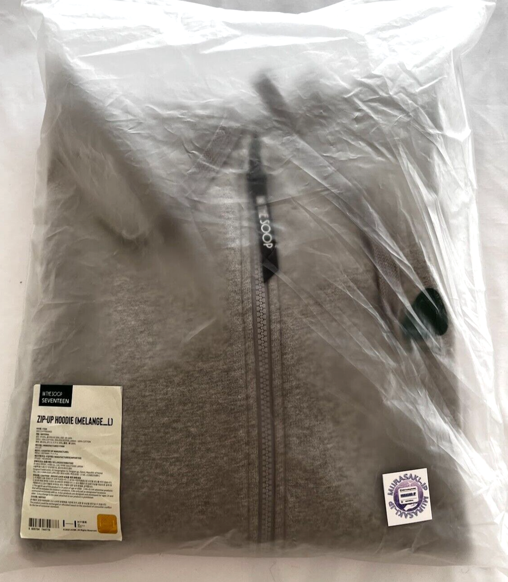 SEVENTEEN In The Soup Zip-Up Hoodie L Size Gray New | eBay