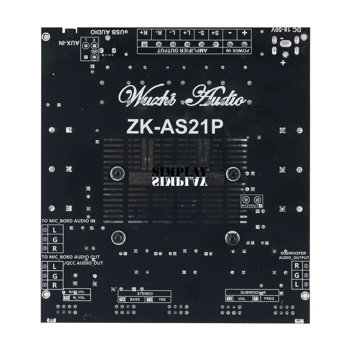 ZK-AS21P Audio Power Amplifier Module 300W+300W+600W High