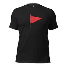 Red Flag Graphic T-Shirt - Funny And Premium Hats and Shirts For Men And Women