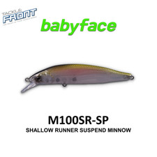 babyface - M100SR-SP ~ Shallow Runner Suspend Minnow Fishing Lure
