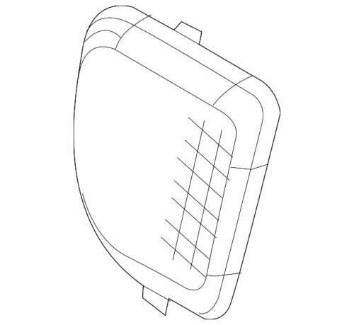 Conjunto de parrilla del lado del conductor para GM Pontiac G6 GT 2005-2009 (P/N 22699329)