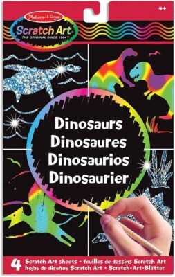 MELISSA & DOUG SCRATCH ART - DINOSAURIER