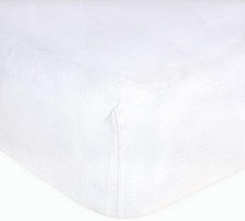 Essential Organic Cotton Fitted Crib Sheet, Breathable for Boy Girl Standard ...