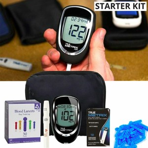 Glucometer-Blood-Glucose-Sugar-Monitor-Diabetic-Test-Professional-Meter