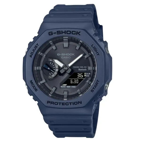 【新品】CASIO　G-SHOCK　GA-B2100-2A ネイビー　ソーラー CASIO G-SHOCK GA-B2100-2A Solar Blue Navy Watch, Ship From Japan