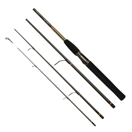 Shakespeare 6ft'6 Ugly Stik Travel Spin 4 Piece Spinning Fishing Rod 5-15g - Picture 1 of 2