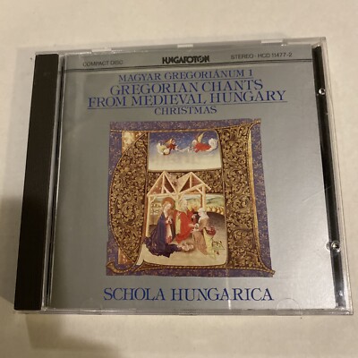 Schola Hungarica - Magyar Gregorianum 1 Gregorian Chants Christmas   CD  