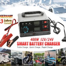 12/24V KFZ LKW Batterie Ladegerät 30A 400W Auto Intelligente Batterieladegerät