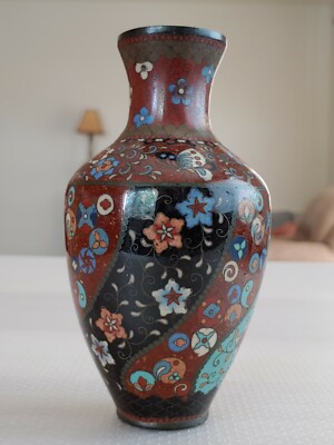 中国古美術 明時代哥釉青花花瓶 倉庫整理品 A9-13 清代