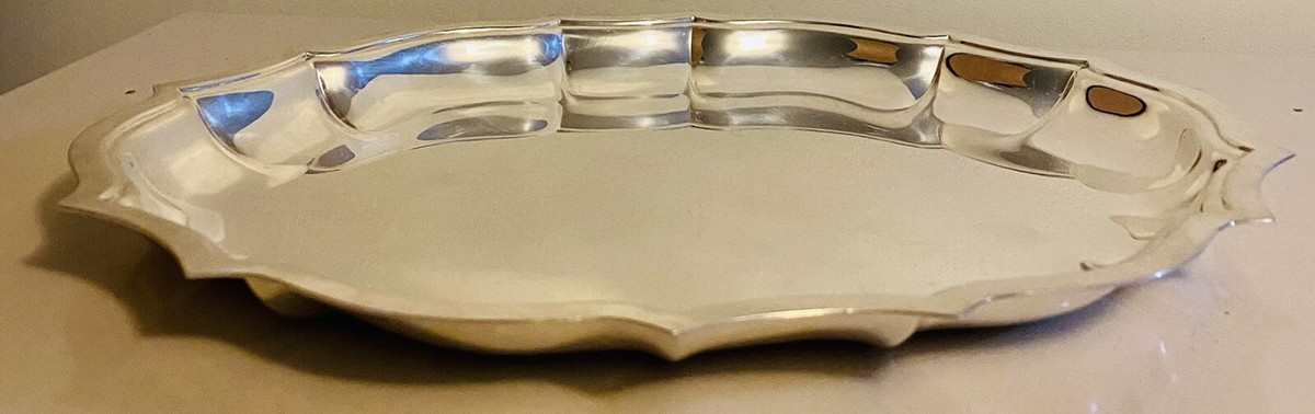 Vintage International Silver Co Tray Chippendale #6342 | eBay